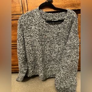Grey textured sweater